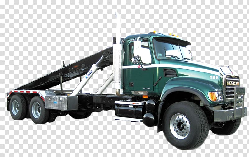 Paccar Roll-off Chassis cab Tire, hoisting machine transparent background PNG clipart