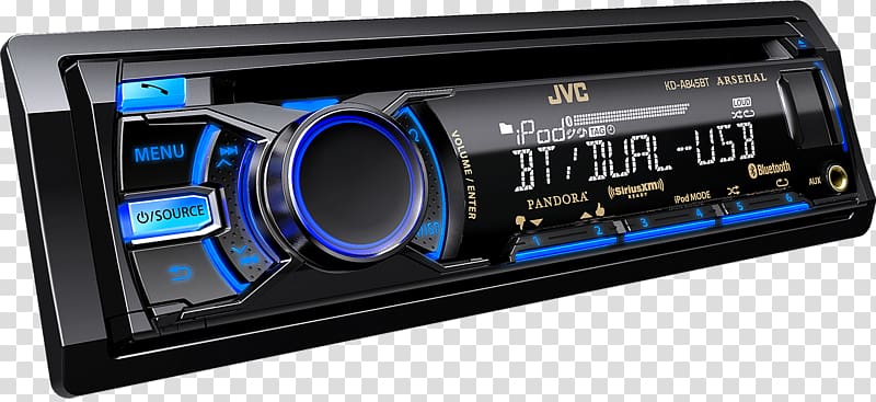 Vehicle audio JVC Radio receiver Compact disc, Wh transparent background PNG clipart