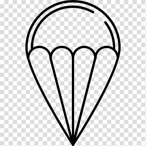 Black and white Parachute , gliding parachute transparent background PNG clipart