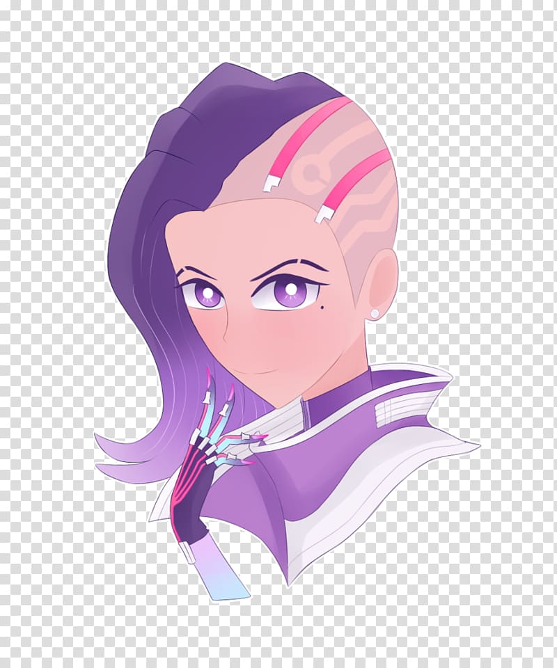 Figurine Legendary creature , Overwatch Sombra transparent background PNG clipart