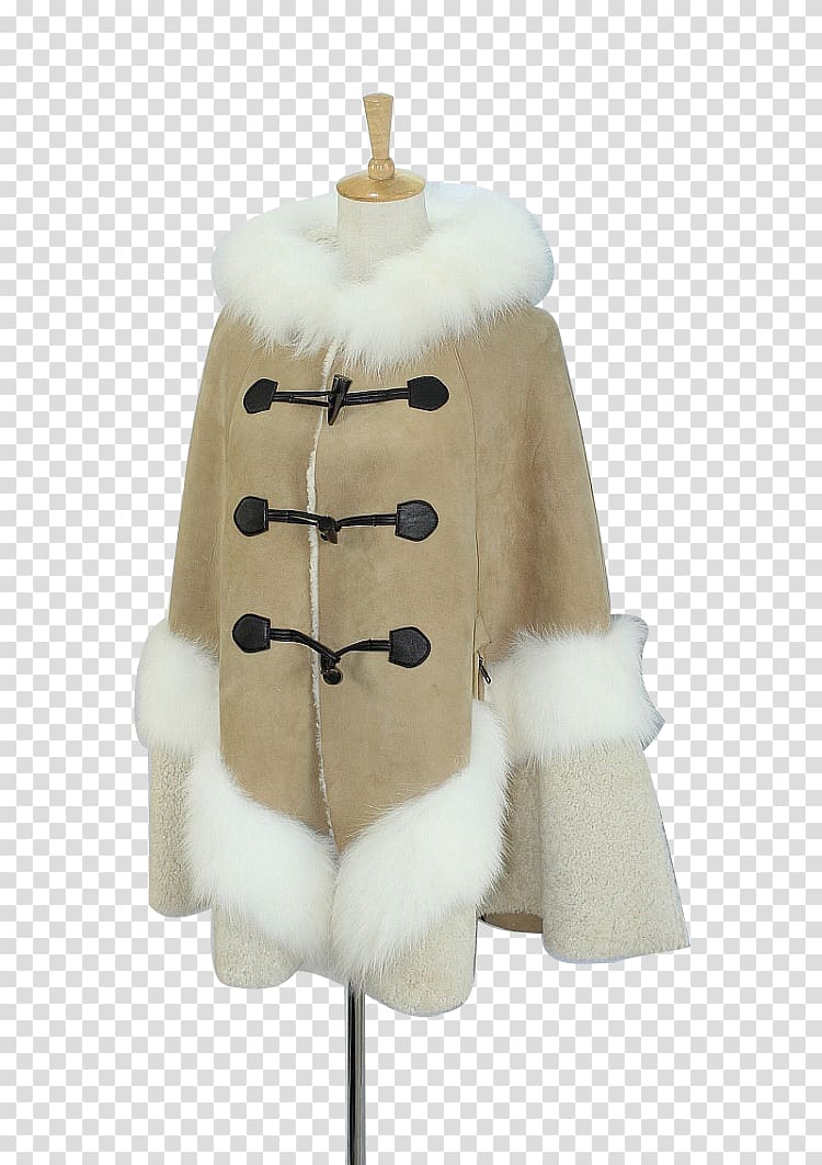 Fur clothing Fox Collar, Fox hair shawl transparent background PNG clipart