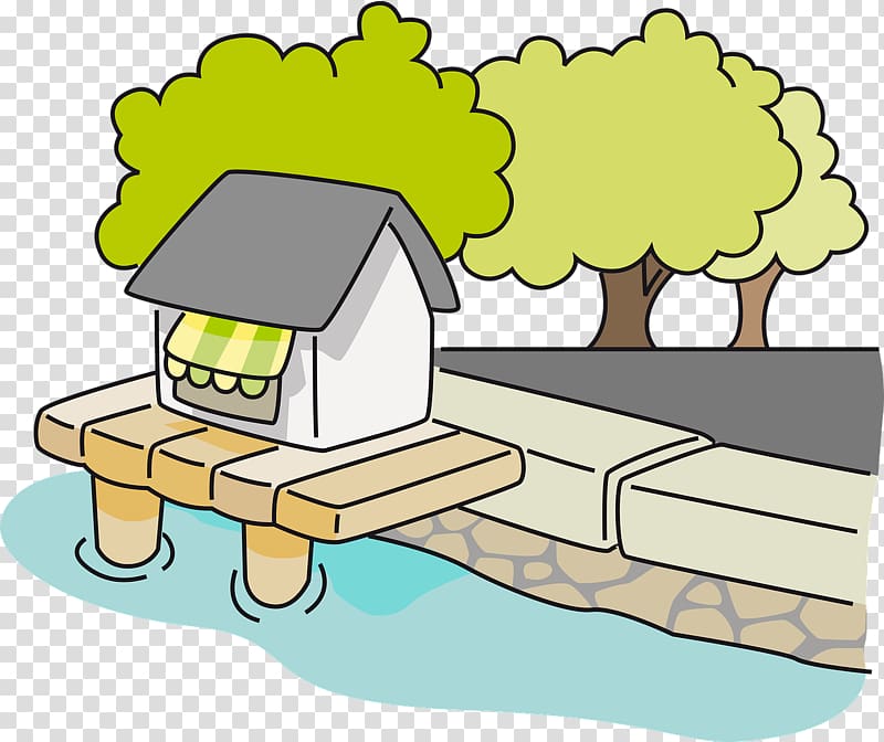 Public domain House Pier , house transparent background PNG clipart