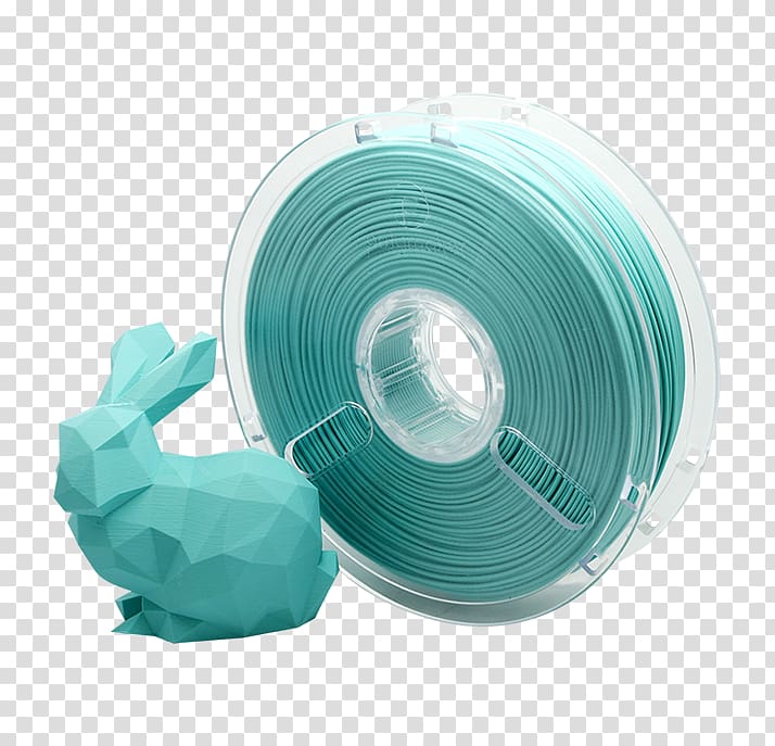 3D printing filament Polylactic acid Acrylonitrile butadiene styrene, teal watercolor transparent background PNG clipart