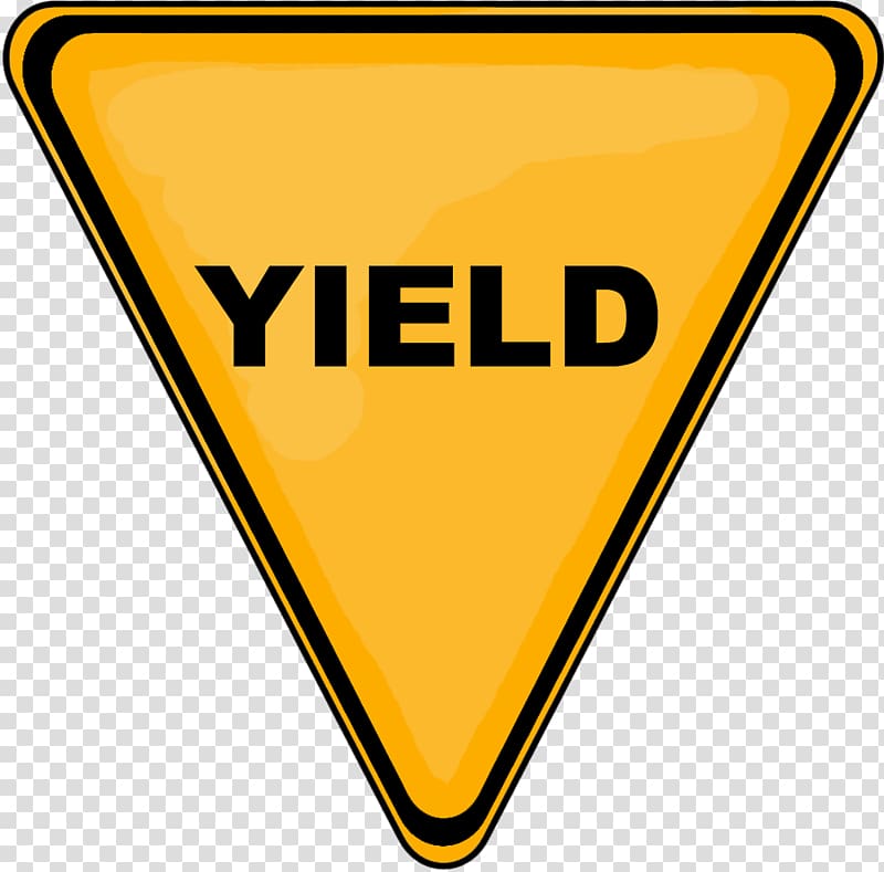 Yield sign Traffic sign Dividend yield Stop sign, car doodle transparent background PNG clipart