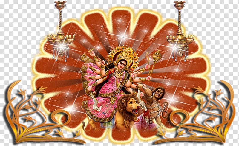 Durga Puja Goddess Wordzz, goddess nav durga transparent background PNG clipart