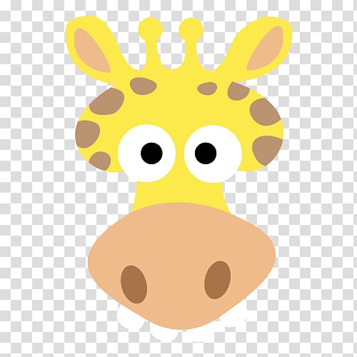 Giraffe Felt Paper Mask Animal, giraffe transparent background PNG clipart