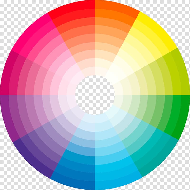Depth Color wheel Color theory, hand-drawn color ring transparent background PNG clipart