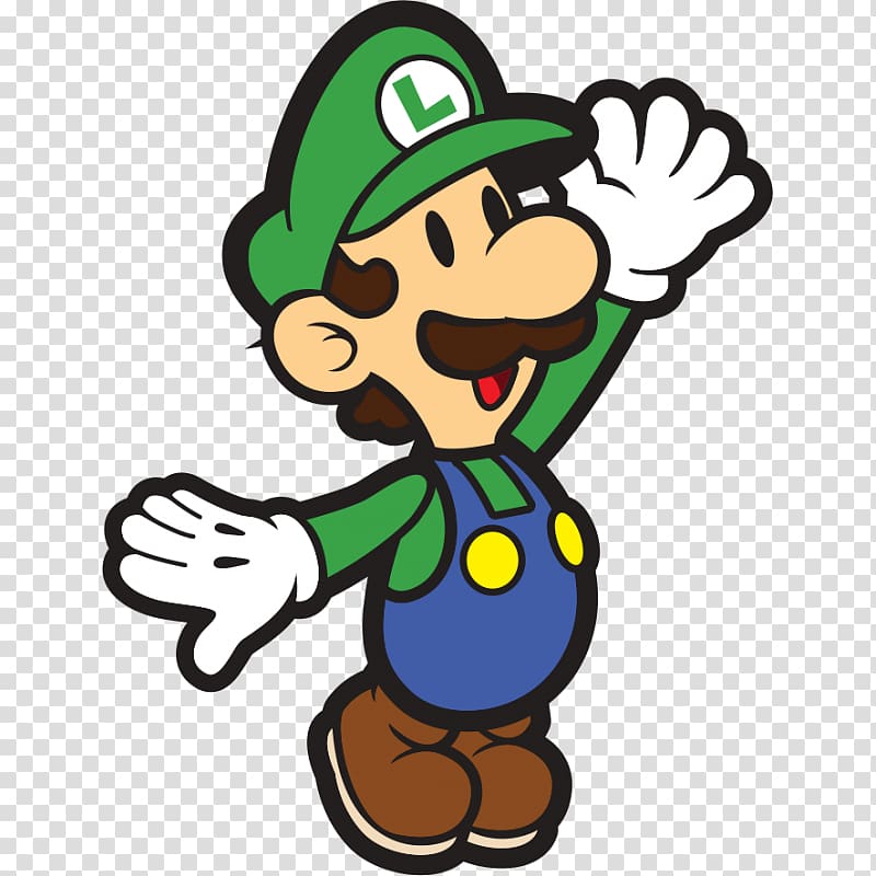Mario & Luigi: Paper Jam Mario & Luigi: Superstar Saga Luigi\'s Mansion, luigi transparent background PNG clipart