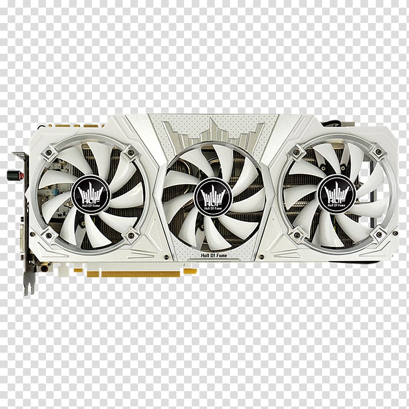 Video card GeForce u82f1u4f1fu8fbeu7cbeu89c6GTX 1080 Graphics processing unit GDDR5 SDRAM, GALAXY GTX1070 Hall of Fame graphics card transparent background PNG clipart