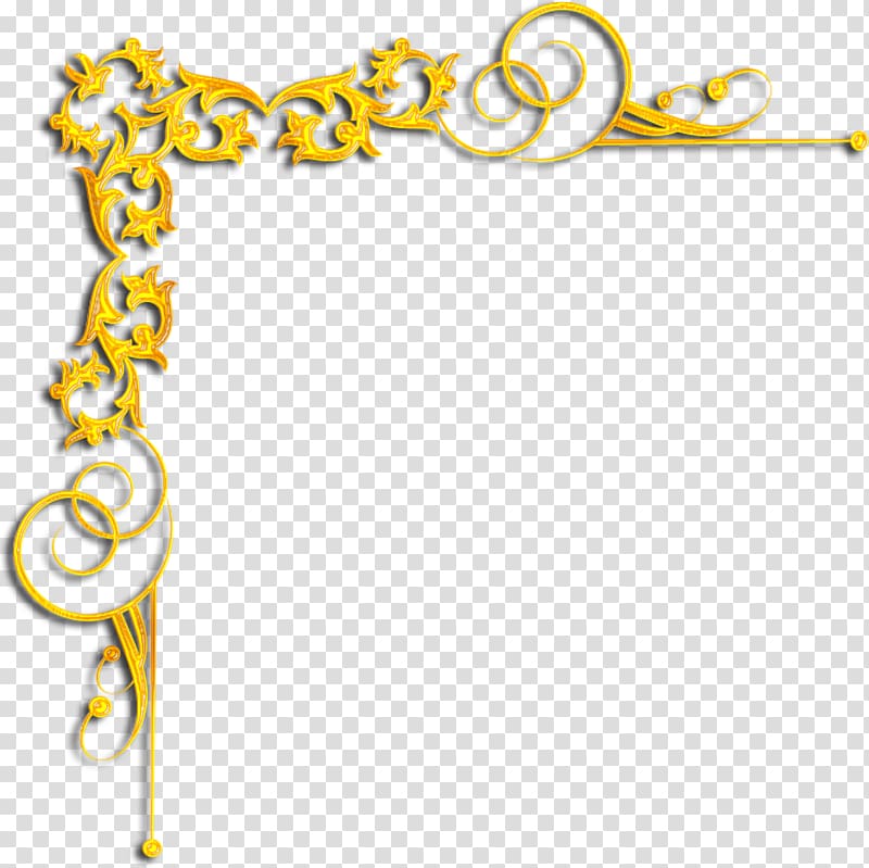 Gold Raster graphics Information , gold corner transparent background PNG clipart