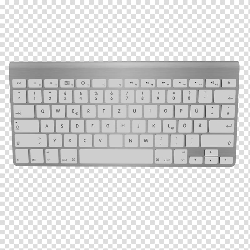 Computer keyboard Laptop Keyboard protector Apple, keyboard transparent background PNG clipart