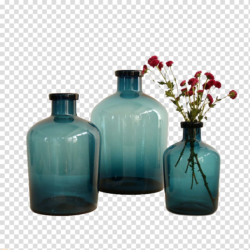 Vase Ceramic, Ceramic vase with red flowers transparent background PNG clipart