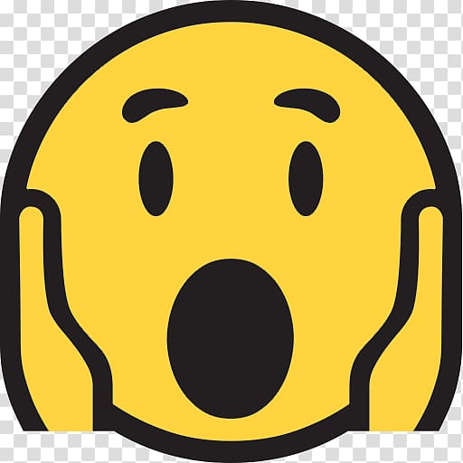 shocked emoji , Screaming In Fear transparent background PNG clipart