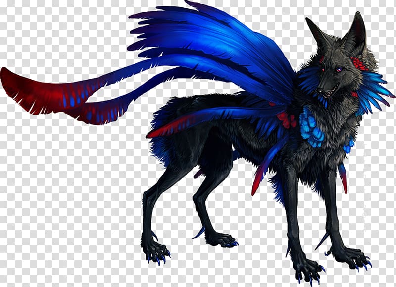 Dog Legendary creature Art Fox Fantasy, Dog transparent background PNG clipart