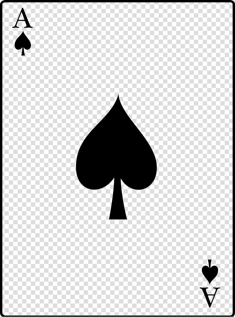 Ace of spade playing card, Ace of spades Playing card, Ace Card transparent  background PNG clipart | HiClipart