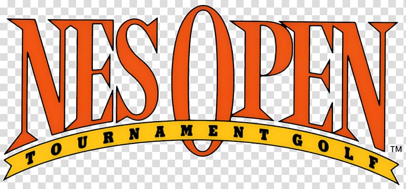 NES Open Tournament Golf Logo Font Brand Nintendo Entertainment System, transparent background PNG clipart