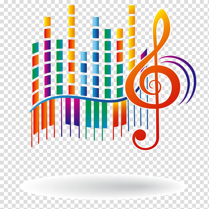 Musical note Musical instrument Wall decal Sticker, Music symbol decoration material transparent background PNG clipart