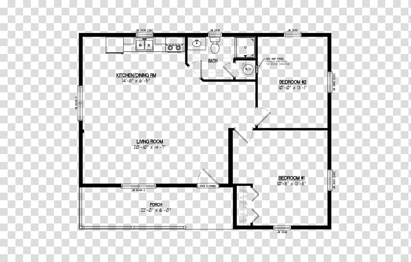 House plan Log cabin Floor plan, house transparent background PNG clipart