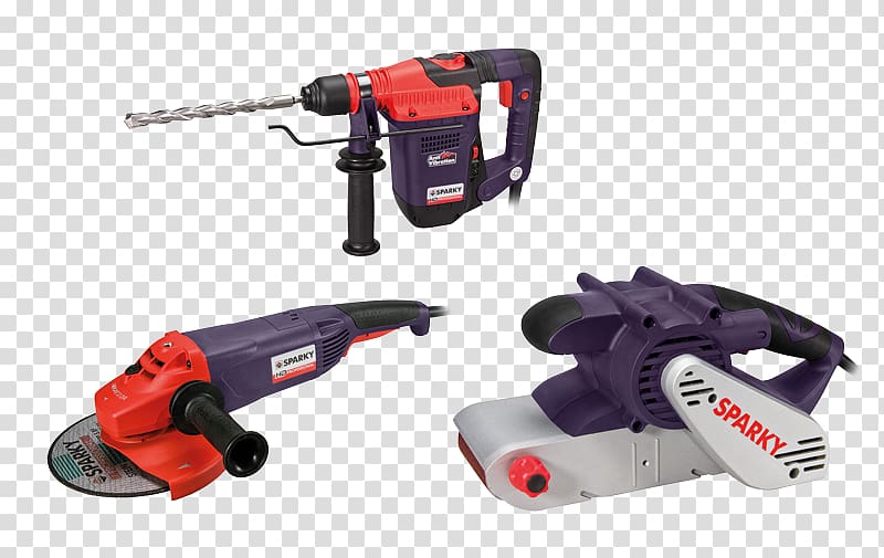 Angle grinder Belt sander Machine Tool, Sparky transparent background PNG clipart