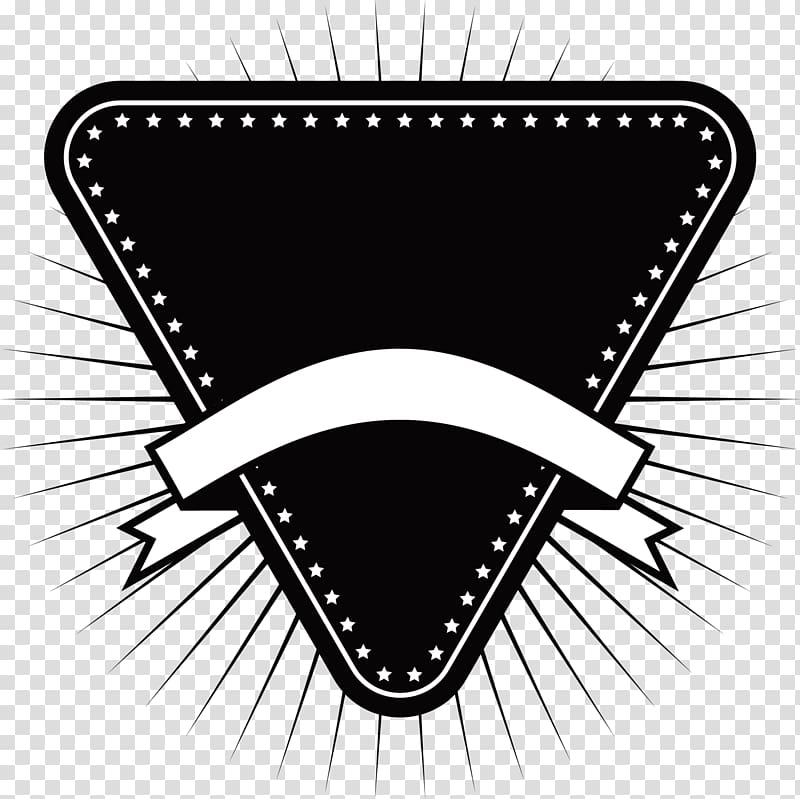 Triangle Icon, Black triangle label transparent background PNG clipart