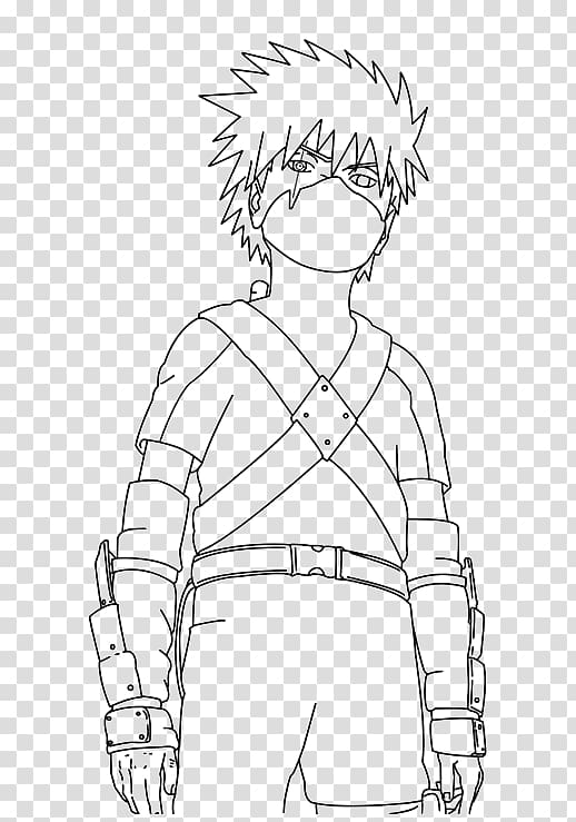 Line art Sasuke Uchiha Drawing Naruto Shippuden: Naruto vs. Sasuke