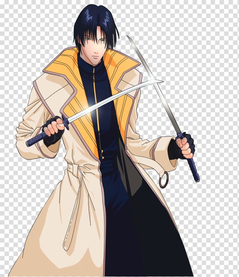 Aoshi Shinomori Kenshin Himura Anime Rurouni Kenshin Character, Anime transparent background PNG clipart