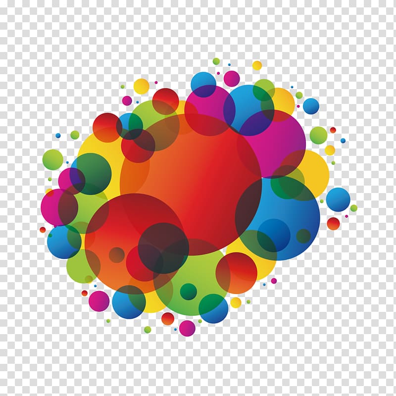 multicolored abstract , Circle Color wheel, color circle decorative pattern transparent background PNG clipart