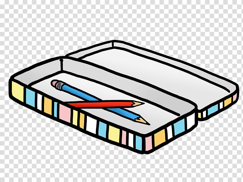 Pencil case , Stationary transparent background PNG clipart