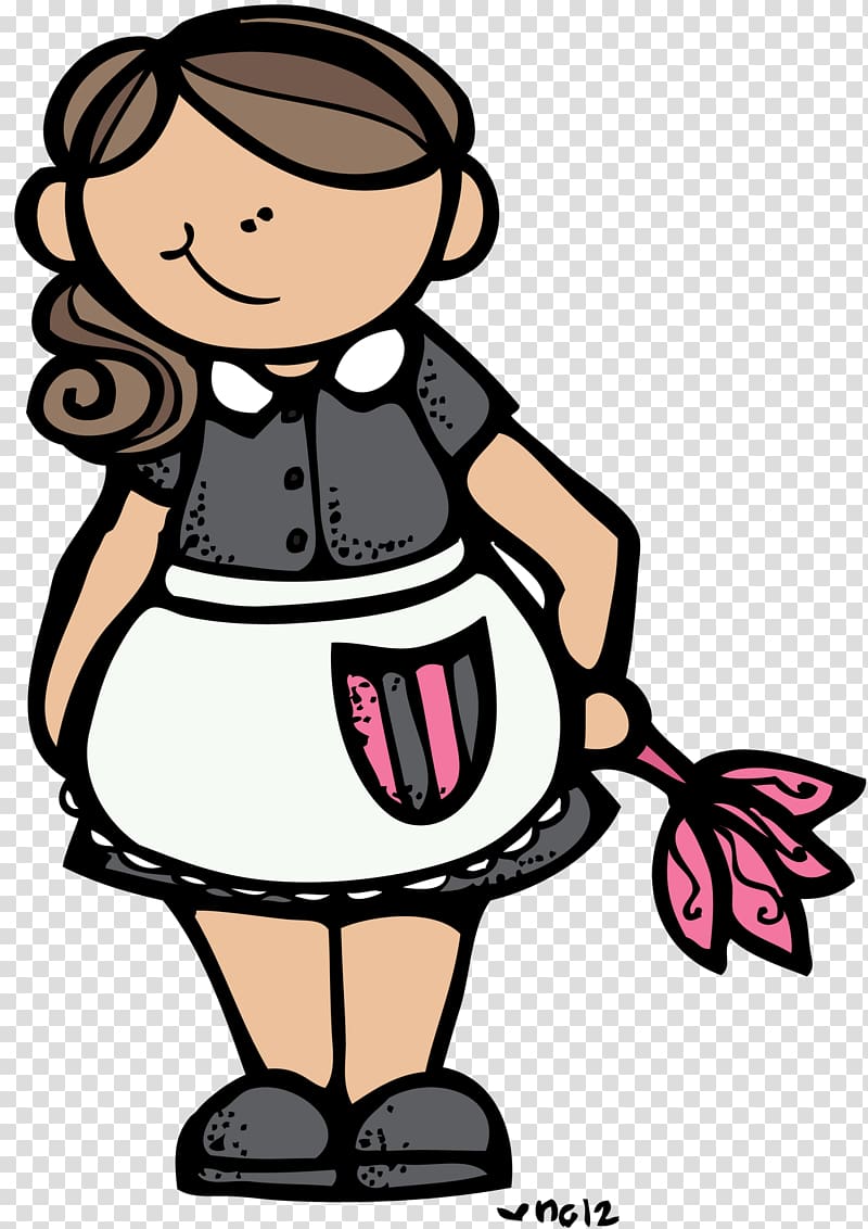 Maid service Cleaner , Black Housekeeper transparent background PNG clipart