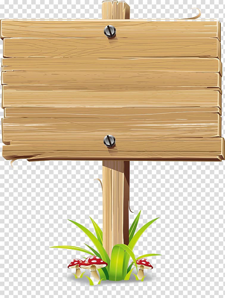 wood signs transparent background PNG clipart