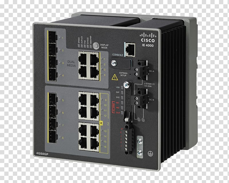 Network switch Cisco Systems Industrial Ethernet Small form-factor pluggable transceiver Power over Ethernet, Cisco transparent background PNG clipart
