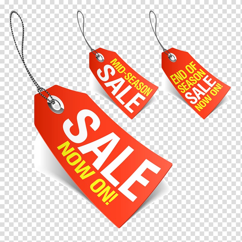 three sale product tags, Sales Label , exquisite variety of promotional sale tag transparent background PNG clipart