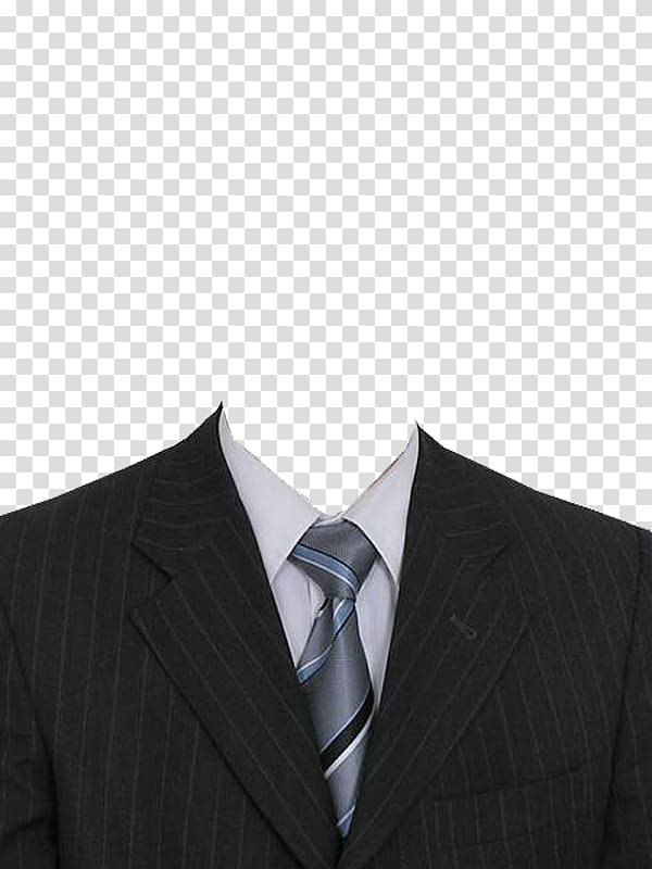 black suit jacket illustration, Suit Formal wear Clothing Tuxedo, Men\'s Blue Tie transparent background PNG clipart