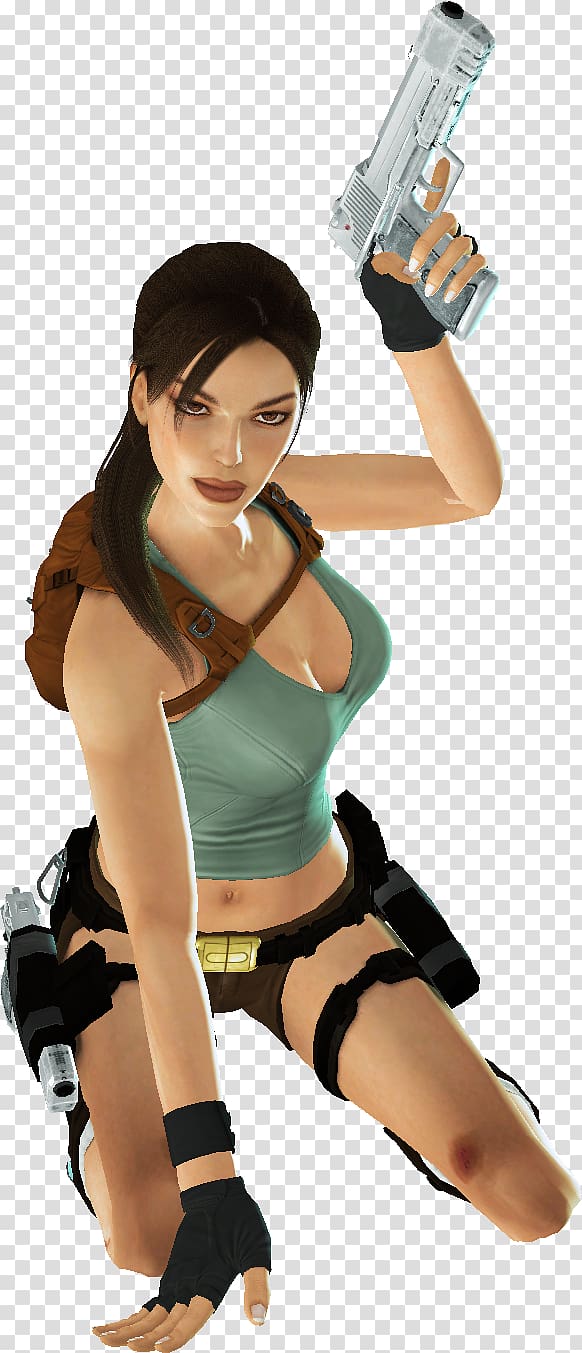 Lara Croft transparent background PNG clipart