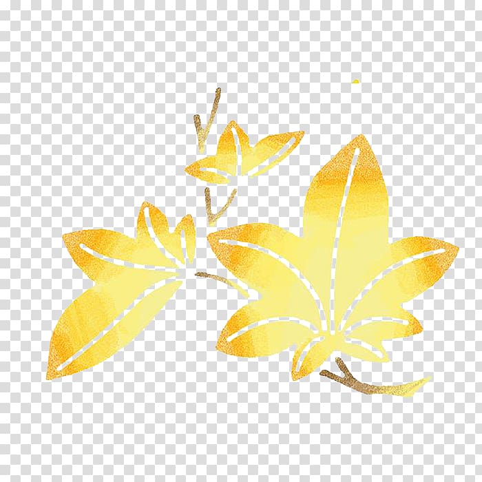 Maple leaf Euclidean Gold, Gold Maple Leaf transparent background PNG clipart