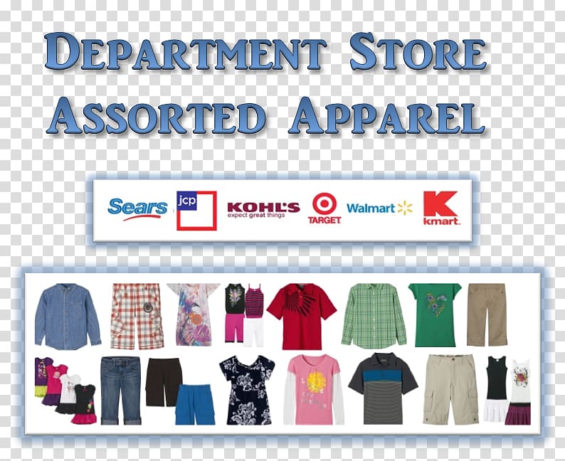 T-shirt Children\'s clothing Clothing sizes, department store transparent background PNG clipart