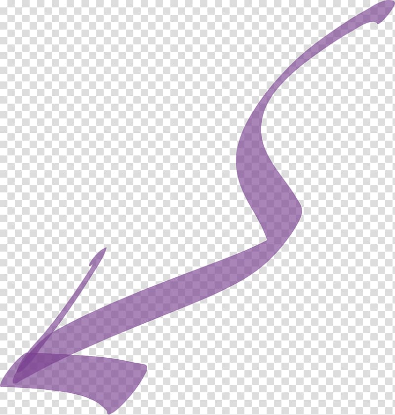 purple arrow illustration, Purple Marker pen Arrow, Purple hand-painted marker pen brush arrow transparent background PNG clipart