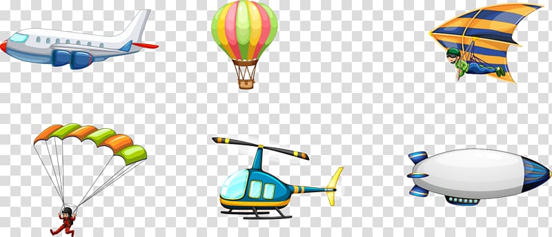 Air Transportation Helicopter Flight Air travel Airplane, Fly tool transparent background PNG clipart