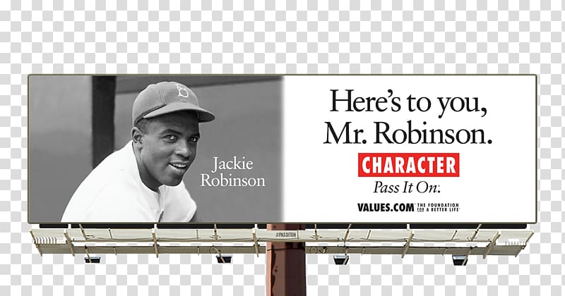 Billboard Display advertising The Foundation for a Better Life African-American Civil Rights Movement, billboard transparent background PNG clipart