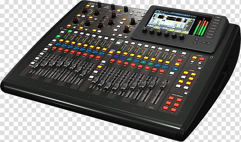 BEHRINGER X32 COMPACT Digital mixing console Audio Mixers, Digital Mixing Console transparent background PNG clipart