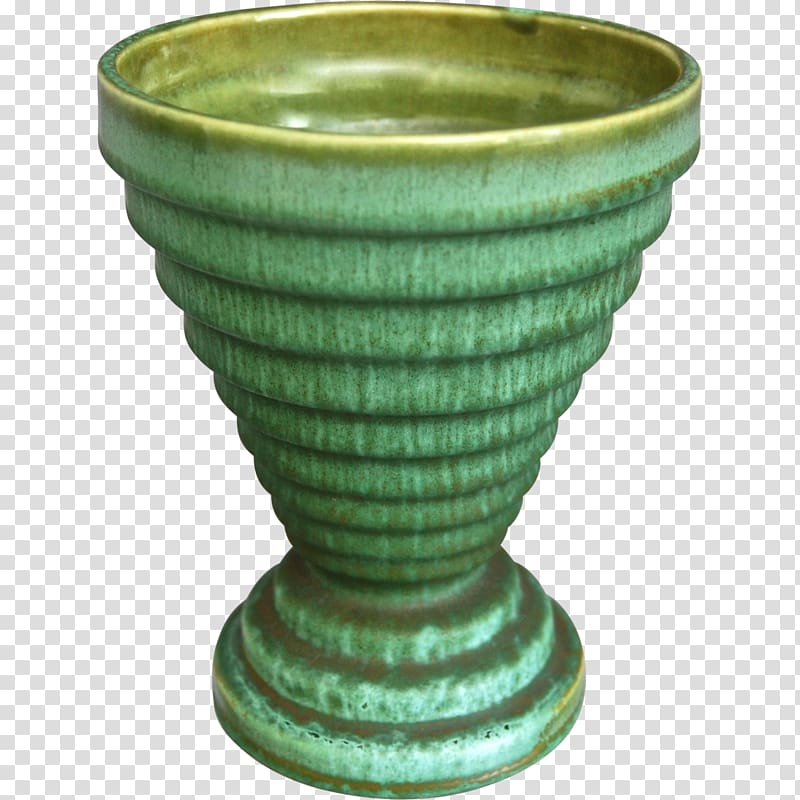 Green-glazed pottery Vase Ceramic glaze Yellowware, vase transparent background PNG clipart