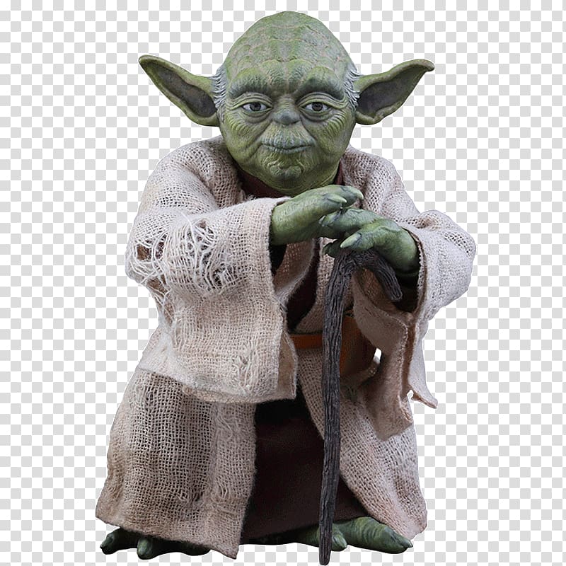 Yoda Luke Skywalker Action & Toy Figures Hot Toys Limited Jedi, star wars transparent background PNG clipart