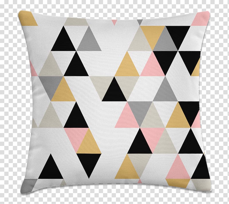 Cushion Throw Pillows Geometry Room Triangle, triangle transparent background PNG clipart