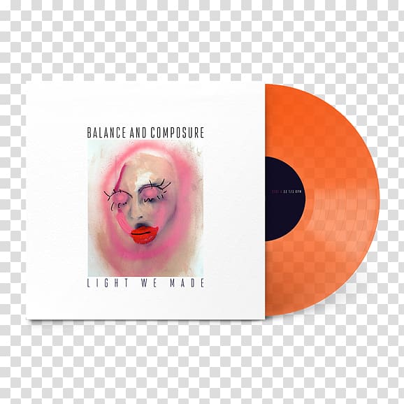 Balance and Composure Light We Made The Things We Think We're Missing Album Phonograph record, orange certificate transparent background PNG clipart