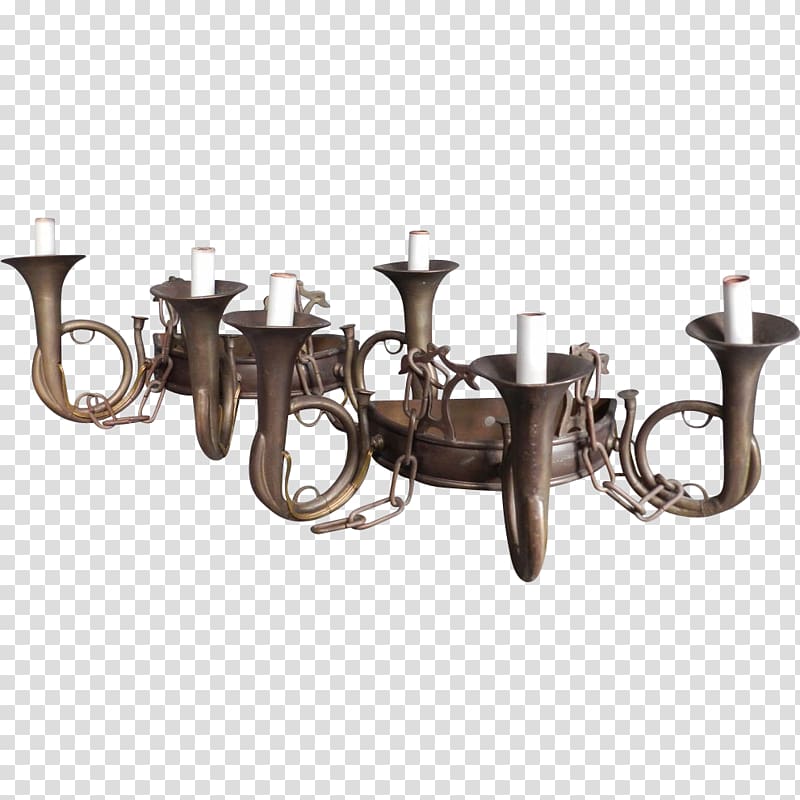 Chandelier 01504 Brass, french horn brass band transparent background PNG clipart
