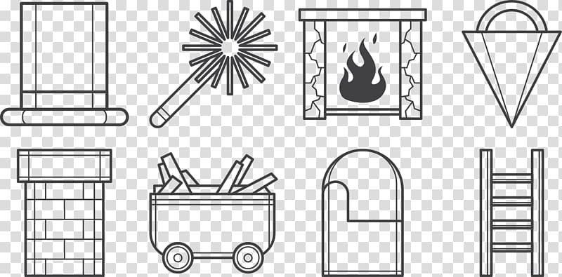 Chimney sweep Euclidean Vecteur Door handle, Chimney cleaning transparent background PNG clipart