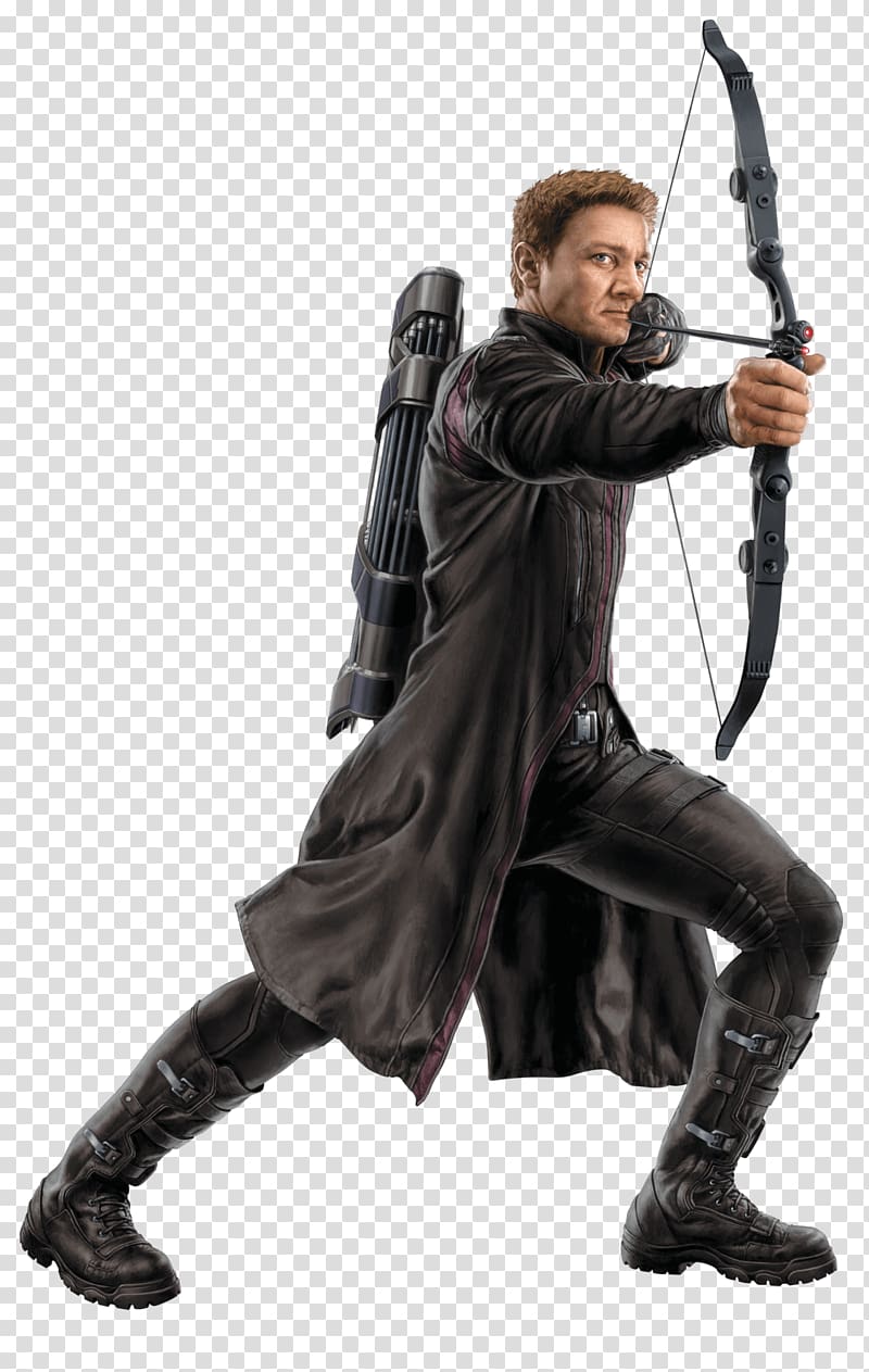 Jeremy Renner as Hawk Eye, Hawkeye Front transparent background PNG clipart