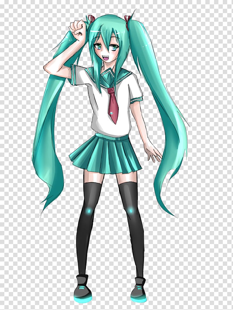 Hatsune Miku Vocaloid Drawing School, hatsune miku transparent background PNG clipart