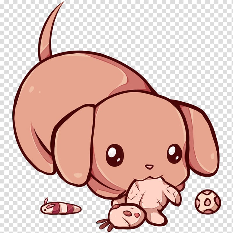 Dachshund Pug Puppy Cuteness , kawaii transparent background PNG clipart