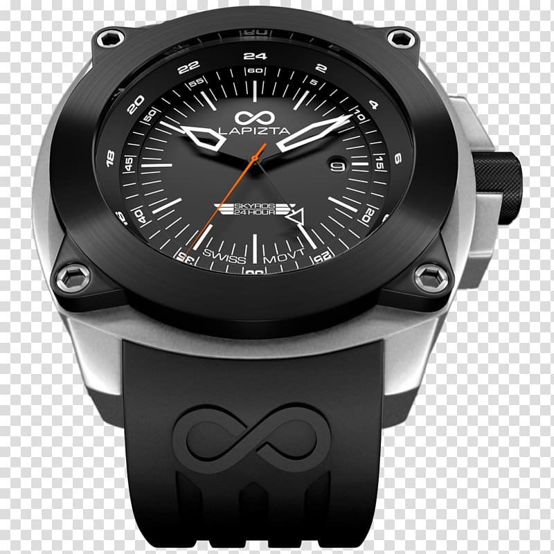 Diving watch Chronograph Clock Watch strap, watch transparent background PNG clipart